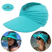 abordables refrigeración calefacción-Sombrero de playa de verano para mujer, sombrero de copa vacío, sombrero para el sol 50+, sombrero para el sol para mujer, sombrero deportivo para exteriores