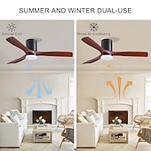 voordelige Plafondventilatorverlichting-plafondventilator met app voor lichtcirkelontwerp&amp;amp; afstandsbediening kristal 108cm dimbaar 6 windsnelheden moderne plafondventilator voor slaapkamer, woonkamer, kleine kamer 110-240v