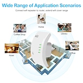 abordables Routeurs sans fil-Sans-Fil 300Mbps 0 GHz Antenne interne