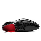 preiswerte Formell-Herren-Oxford-Schnürschuhe aus weißem Lacklederimitat – elegante Schuhe mit Blockabsatz und Krokodilprägung im Vintage-Stil für Hochzeiten, Partys und formelle Anlässe