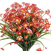 economico Piante e Fiori Artificiali-1pc fiori artificiali margherita piante di plastica decorazione della casa finestra fiori di plastica per esterni decorazione di nozze