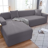 preiswerte Sofabezug-Stretch-Sofabezüge, burgunderfarben, Sofabezug für Hunde und Haustiere, Schonbezüge im Landhausstil für Zweisitzer, L-Form, 3-Sitzer, U-Form, Sessel, waschbarer Sofaschutz, weich und strapazierfähig