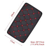 abordables Appuie-tête pour voiture-Voiture universel central accoudoir tapis intérieur accoudoirs boîte de rangement protecteur auto accoudoir housse de coussin étanche pad