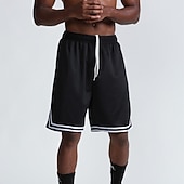 Χαμηλού Κόστους Casual σορτς-Ανδρικά Active Shorts Σορτς μπάσκετ Casual σορτς Τσέπη Κορδόνι Ελαστική μέση Σκέτο Άνεση Moale Causal Καθημερινά Αργίες Αθλήματα Μοντέρνα Μαύρο Λευκό