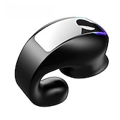 abordables Auriculares TWS-Auriculares de clip indoloros TWS Bluetooth 5.3 auricular de un solo oído con micrófono cancelación de ruido auriculares con control táctil