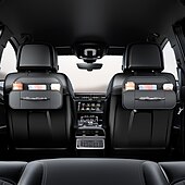 levne Organizéry do auta-1ks opěradla autosedačky kožená úložná krabička multifunkční závěsná úložná taška krabička na kapesníčky držák na pohárky organizér na opěradlo do auta potřeby na dekorace do auta