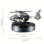 billiga Luftrenare till bilen-bil luftfräschare solenergi roterande bil aromaterapi diffusor helikopter inredning
