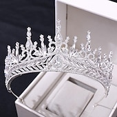 voordelige Accessoires voor haarstyling-luxe barokke kristallen bruids tiara&#039;s strass kroon bruids diadeem bruiloft haaraccessoires voor damesmode-sieraden