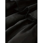 ieftine Costume pentru fete-Horror gotic Academia Întunecată Peruci Cosplay Rochii din tul Set accesorii Punk și gotic for Fete Pentru copii Carnaval Zuia Copiilor Mascaradă