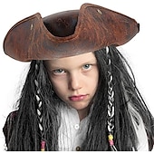 olcso Férfi jelmezek-Pirates of the Caribbean Karib-tenger kalózai Szerepjáték Jelmezek Felszerelések Jelmez Szerepjáték Cosplay jelmez Filmsztár jelmez for Férfi Felnőttek Álarcos mulatság