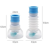 voordelige Kraansproeistukken-2 stks keuken waterfilter kraan hoofd vervanging, 360 verstelbare flexibele tap extender waterbesparende sproeier beluchter nozzle attachment diffuser badkamer accessoires
