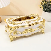 cheap Storage &amp; Organization-Tissue Box Holder, Vintage Toilet Paper Holder, Elegant Acrylic Facial Tissue Napkin Dispenser Holder For Bedroom, Coffee Table, Bathroom, Home, Restaurant, Wedding