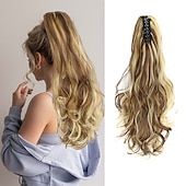 economico Code-Gancio Code Classico / sintetico / Facile da indossare Capelli sintetici Pezzo di capelli Estensione capelli Ondulato / Onda naturale 22 pollici Festa / Serata / Da tutti i giorni / Da mare