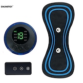 cheap Body Massager-LCD Display EMS Neck Stretcher Electric Massager 8 Mode Cervical Massage Patch Pulse Muscle Stimulator Portable Relief Pain