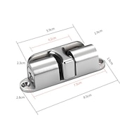 cheap Building Supplies-1pc Invisible Magnetic Door Stops Non Punching Holders Baby Safety Anti Pinch Catch Floor Plugs Protect Buffer Home Improvement