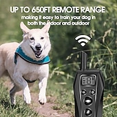 economico Addestramento e accessori educativi per cani-addestramento del cane collare antiabbaio collare antiurto lunghezza regolabile suono telecomandato cane elettrico cane portata 500m impermeabile custodia automatica inclusa regolabile flessibile resina di sicurezza nylon abs+pc