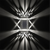 זול נורות קיר חוץ-סולארית led מנורת קיר חיצונית עמיד למים אור עיצוב גן למרפסת חצר נוף רחוב גן אור קיר