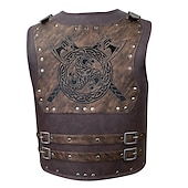levne brnění-Retro Punk a gotika Středověké Cosplay kostým Zbraně a výzbroj Hrudník Válečník Rytíř Viking Pánské Viking předvečer Všech svatých Karneval Plesová maškaráda Výkon Podium Plesová maškaráda Dospělé