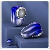お買い得  浴室用ガジェット-2023年新しいアップグレードの強力なストームシェーバーメンズ電気シェーバー、充電式USB電気シェーバー、ポータブルミニシェーバー、ポケットサイズのウェットとドライ、簡単なワンボタン使用