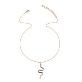 voordelige Kettingen en hangers-1 stuk Kettingen lange ketting For Dames Dagelijks Legering Slang Slang