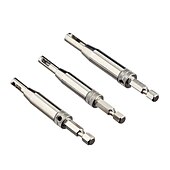 ieftine set de burghie-Set de burghie cu balama cu autocentrare de 4 bucăți, din oțel de mare viteză, pentru prelucrarea lemnului, balama pentru fereastră de ușă, dispozitiv de deschidere a găurilor de poziționare.