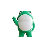 abordables Statues-figurine de grenouille rebelle, artisanat d&#039;ornements en résine de petite grenouille
