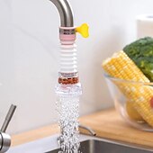 voordelige Kraansproeistukken-2 stks keuken waterfilter kraan hoofd vervanging, 360 verstelbare flexibele tap extender waterbesparende sproeier beluchter nozzle attachment diffuser badkamer accessoires