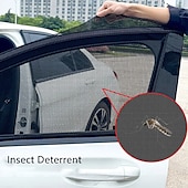 olcso Autós napellenzők-2db autóformázó kiegészítők napernyő auto uv védő függöny oldalsó ablak napernyő hálós napellenző védő ablakfóliák