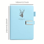 cheap Notebooks &amp; Planners-Notebook Super Thick College Students A5 Leather Business Notepad Thick Retro Simple Diary Creative Wholesale, Back to School Gift (Excluding Pens)