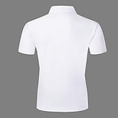 cheap Men&#039;s Classic Polo-Men&#039;s Button Up Polos Polo Shirt Casual Holiday Lapel Short Sleeve Fashion Basic Color Block Button Summer Regular Fit Navy White Red / White Button Up Polos