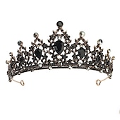 preiswerte Zubehör und mehr-funkelnde Kristall-Diademe &amp; Kronen für Frauen &amp; Mädchen Rokoko viktorianische Hochzeitsaccessoires