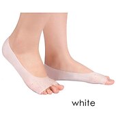 cheap Foot Health-2pcs Foot Care Boat Socks Protector Pedic Shoes Inner Neutral Silicone Hydrating Gel Socks