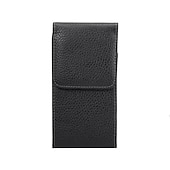 cheap Universal Phone Bags-Leather Phone Belt Case 7.2/6.5/6.2/5.2&#039;&#039; Waist Bag Magnetic Vertical Phone Case for iPhone 14 Pro Max 13 12 11 Pouch Cover Belt Clip