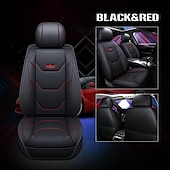 economico Coprisedili per auto-Tappetino per Copertura Sedile Auto Anteriore Universale in PU Pelle 5D StarFire Impermeabile Protettore per Sedile Auto Traspirante