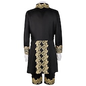 Недорогие Наряды-Ретро Средневековый Эпоха возрождения Пальто Брюки Инвентарь Принц барин Вышивка Вышивка Маскарадный костюм Муж. Королевский Карнавал Маскарад Для вечеринок Венецианский карнавал Взрослые