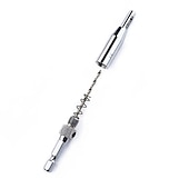 ieftine set de burghie-Set de burghie cu balama cu autocentrare de 4 bucăți, din oțel de mare viteză, pentru prelucrarea lemnului, balama pentru fereastră de ușă, dispozitiv de deschidere a găurilor de poziționare.
