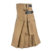 preiswerte Unterteile-Streetwear Stilvoll Klassicher Stil Rock Schottische Nutzkilts Ren Faire Niete Plissiert Einfarbig Herren Keltisch Karneval Party Halloween Rock Ganzjahresmode