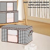 economico Contenitori per abbigliamento-custodia per vestiti visiva custodia per smistamento armadio custodia portatile custodia per trapunta invernale