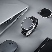 levne Řemínky na Apple Watch-Sportovní značka Kompatibilní s Řemínek k hodinkám Apple Watch 38 mm 40 mm 41 mm 42 mm 44 mm 45 mm 49 mm s Casem s nástrojem pro odstranění Nerez Náhradní pásek na hodinky pro iwatch Ultra 2 Series 9