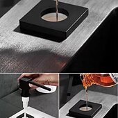 お買い得  水栓金具周辺部品-ソープディスペンサー ステンレススチール、カウンター下延長チューブキット付き、キッチンカウンタートップ内蔵シンクソープディスペンサー、17オンスボトル付き、ほとんどの石鹸容器22/26/28mmに適合します。