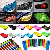 preiswerte Autoaufkleber-Auto-Styling, 30 cm x 60 cm, Auto-Auto-Licht, Scheinwerfer, Rücklicht, Tönung, Styling, wasserdicht, schützender Vinylfilm, Aufkleber, Autozubehör, Pel¨ªcula de la linterna filme farol film de phare