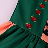 ieftine Dirndl-Oktoberfest Dirndl Trachtenkleader Oktoberfest / Bere bavareză bavareză Wiesn Stil tradițional Pajiști Pentru femei Pânză în stil tradițional Rochie Șorț