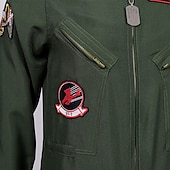 olcso Férfi jelmezek-Top Gun Pete Szerepjáték Jelmezek Felszerelések Jelmez Szerepjáték Filmsztár jelmez for Férfi Felnőttek Álarcos mulatság