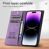 Недорогие Чехлы для iPhone-телефон Кейс для Назначение айфон 16 Айфон 15 Про Макс Плюс iPhone 14 13 12 11 Pro Max Mini SE X XR XS Max 8 7 Plus Кошелек для карт Откидная крышка со стендом Магнитный Полная защита тела