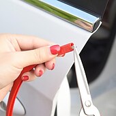billiga Bildekoration och skydd-10 m bildörr kant repskydd list skydd trim auto dörr anti kollision list med stål bil-styling bil dekoration