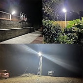 cheap Street Lights-Solar Outdoor Wall Lamp Street Lamp LED Waterproof and Energy-Saving Used for Remote Control Waterproof and Motion Sensor Lighting of Courtyard Garden Terrace