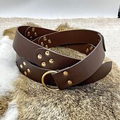 ieftine Accesorii și altele-Retro / vintage Punk și gotic Medieval Costum Cosplay Mascaradă Curea în Talie Ren Faire Războinic Cavaler Viching Bărbați Pentru femei Celtic Viching Halloween Carnaval Mascaradă Performanță Scen