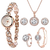 economico Orologi al quarzo-orologio da polso elegante da donna cinturino da donna strass orologio analogico al quarzo orologio da donna con quadrante piccolo in cristallo reloj