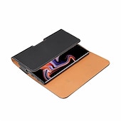 cheap Universal Phone Bags-Leather Phone Belt Case 7.2/6.5/6.2/5.2&#039;&#039; Waist Bag Magnetic Vertical Phone Case for iPhone 14 Pro Max 13 12 11 Pouch Cover Belt Clip