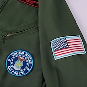 olcso Férfi jelmezek-Top Gun Pete Szerepjáték Jelmezek Felszerelések Jelmez Szerepjáték Filmsztár jelmez for Férfi Felnőttek Álarcos mulatság